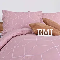 EMI Flanelové posteľné obliečky Alya rosa
