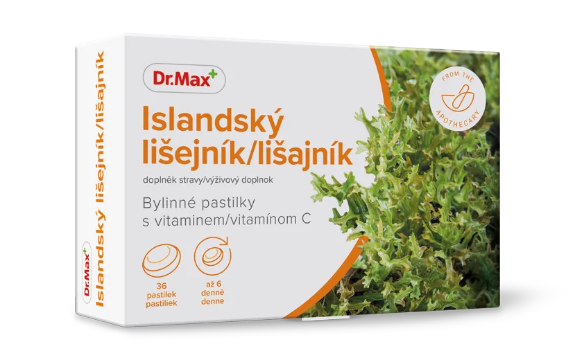 Dr.Max Islandský lišajník, bylinné pastilky