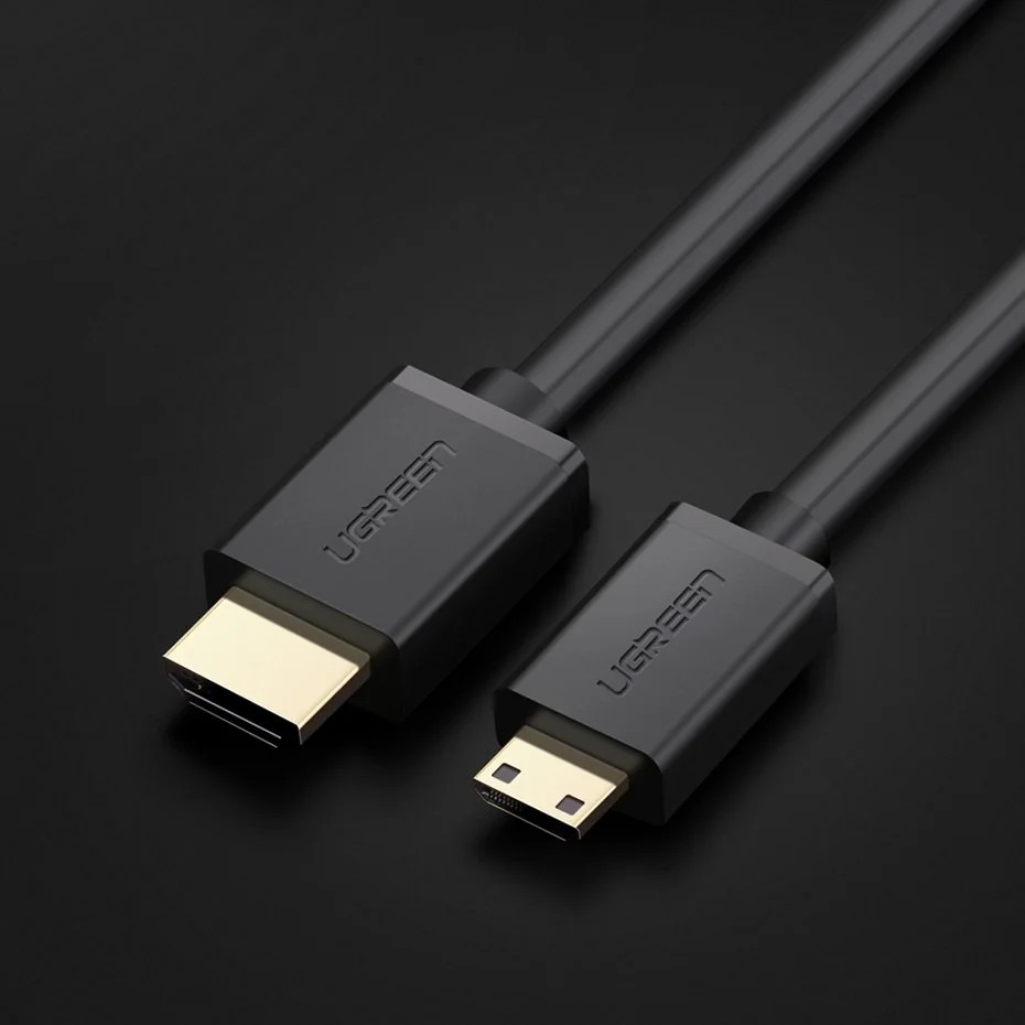 Ugreen HD108 kábel HDMI - mini HDMI 4K 1.5m, čierny 