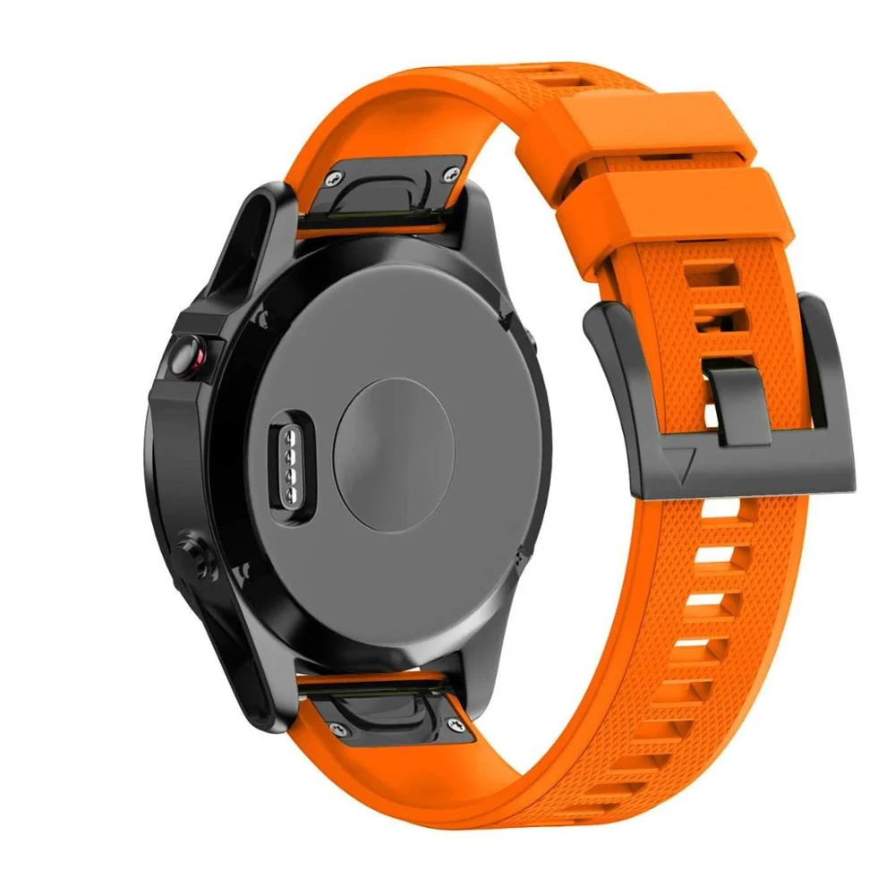 BStrap Silicone Acton remienok na Garmin Fenix 5s / 5s Plus, orange