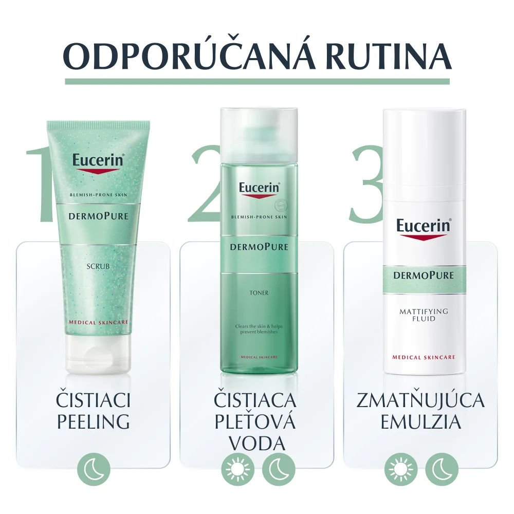 Eucerin DERMOPURE čistiaci peeling 1×100 ml, problematická pleť