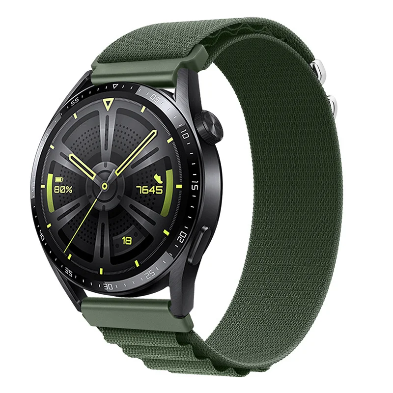 BStrap Nylon Loop remienok na Xiaomi Amazfit GTR Mini green