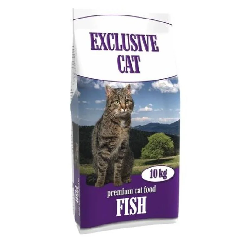 DELIKAN EXCLUSIVE CAT Fish 10kg Krmivo pre vonkajšie a vnútorné mačky s rybou 