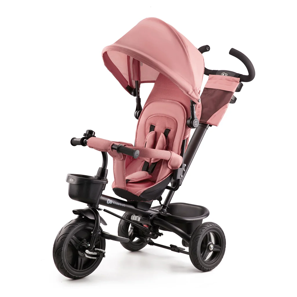 KINDERKRAFT Trojkolka Aveo Rose pink 1×1 ks, trojkolka