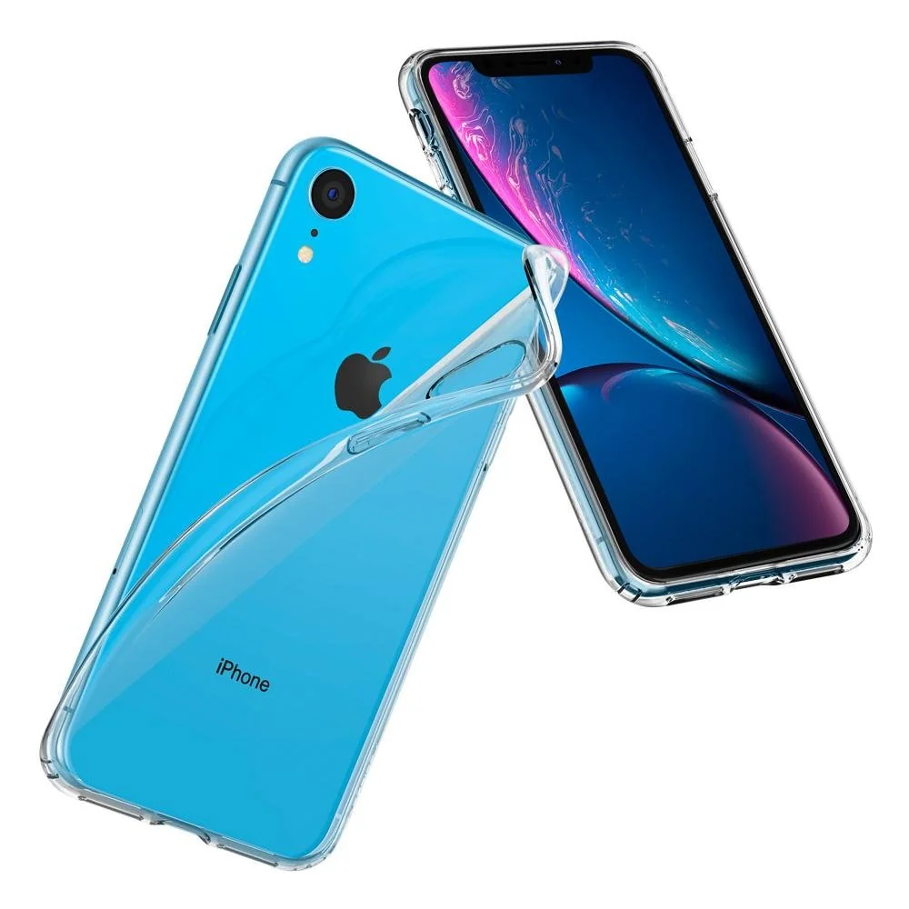 Spigen Liquid Crystal gumené púzdro pre iPhone XR, priesvitné 