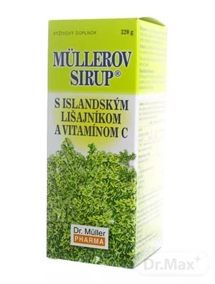 MÜLLEROV SIRUP S ISLANDSKÝM LIŠAJNÍKOM A VIT. C