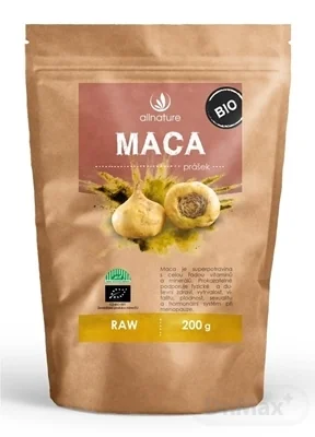 Allnature MACA BIO RAW 1×200 g, superpotravina