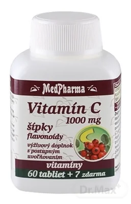 MedPharma VITAMÍN C 1000 mg so šípkami