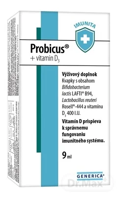 GENERICA Probicus + vitamin D3