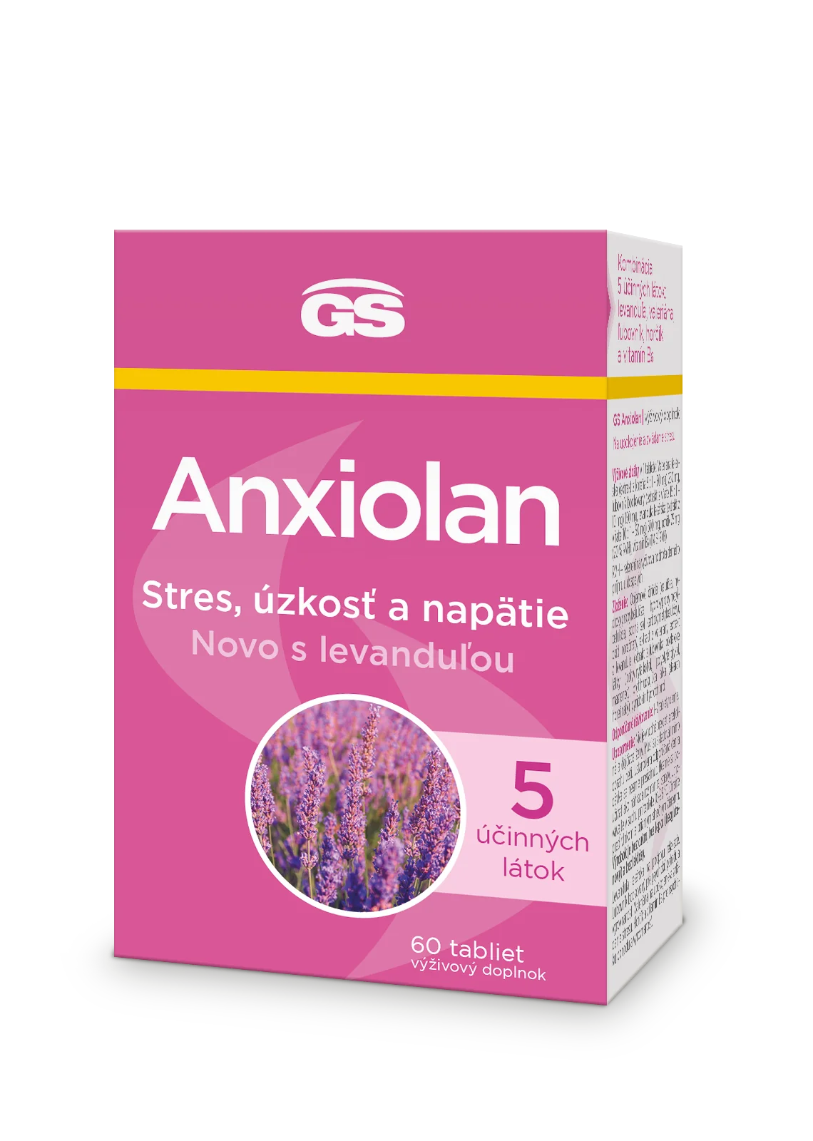 GS Anxiolan s levanduľou 60 tabliet