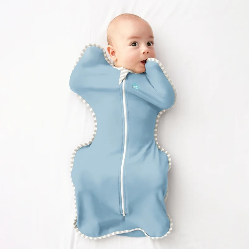 Love To Dream Swaddle UP - Zavinovačka, veľkosť S, dusty blue, 1  FÁZA, 1-3m, 3,5-6kg 