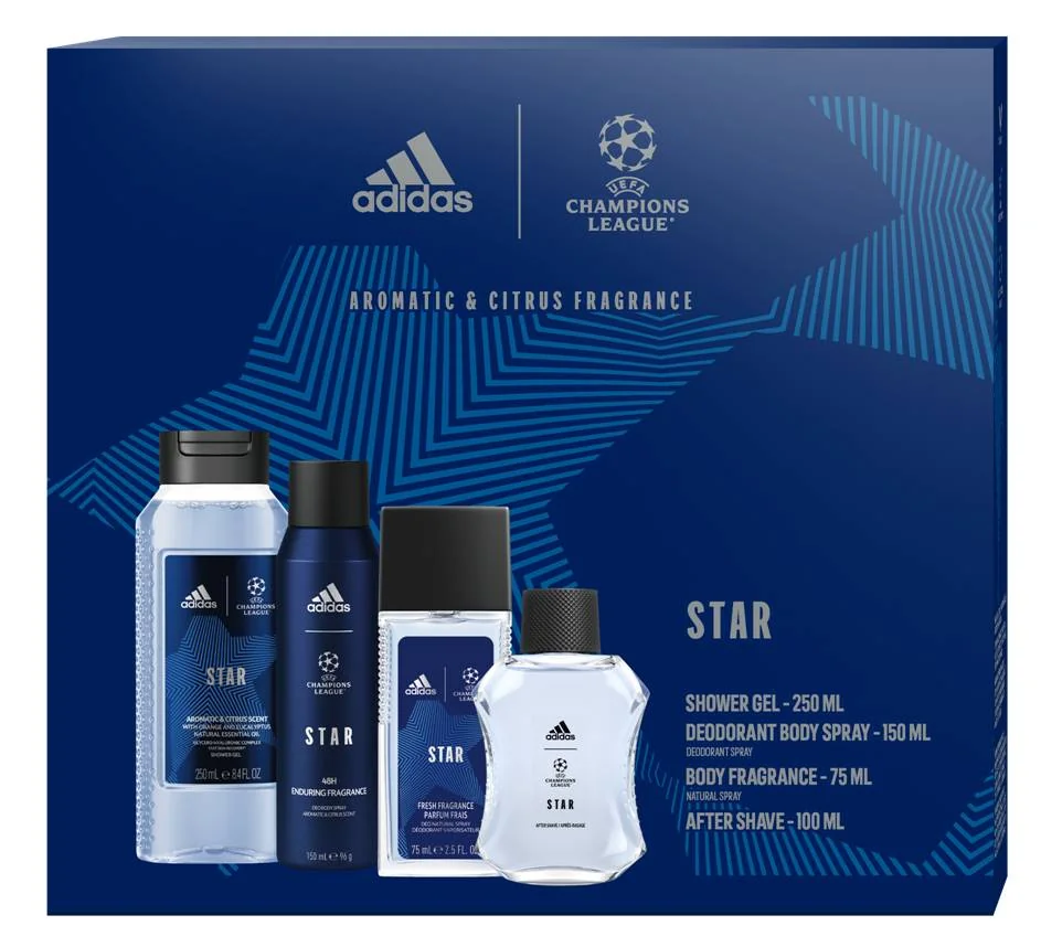 Adidas UEFA 10 AFS 100ml + SG 250ml + BS 150ml + DNS 75ml