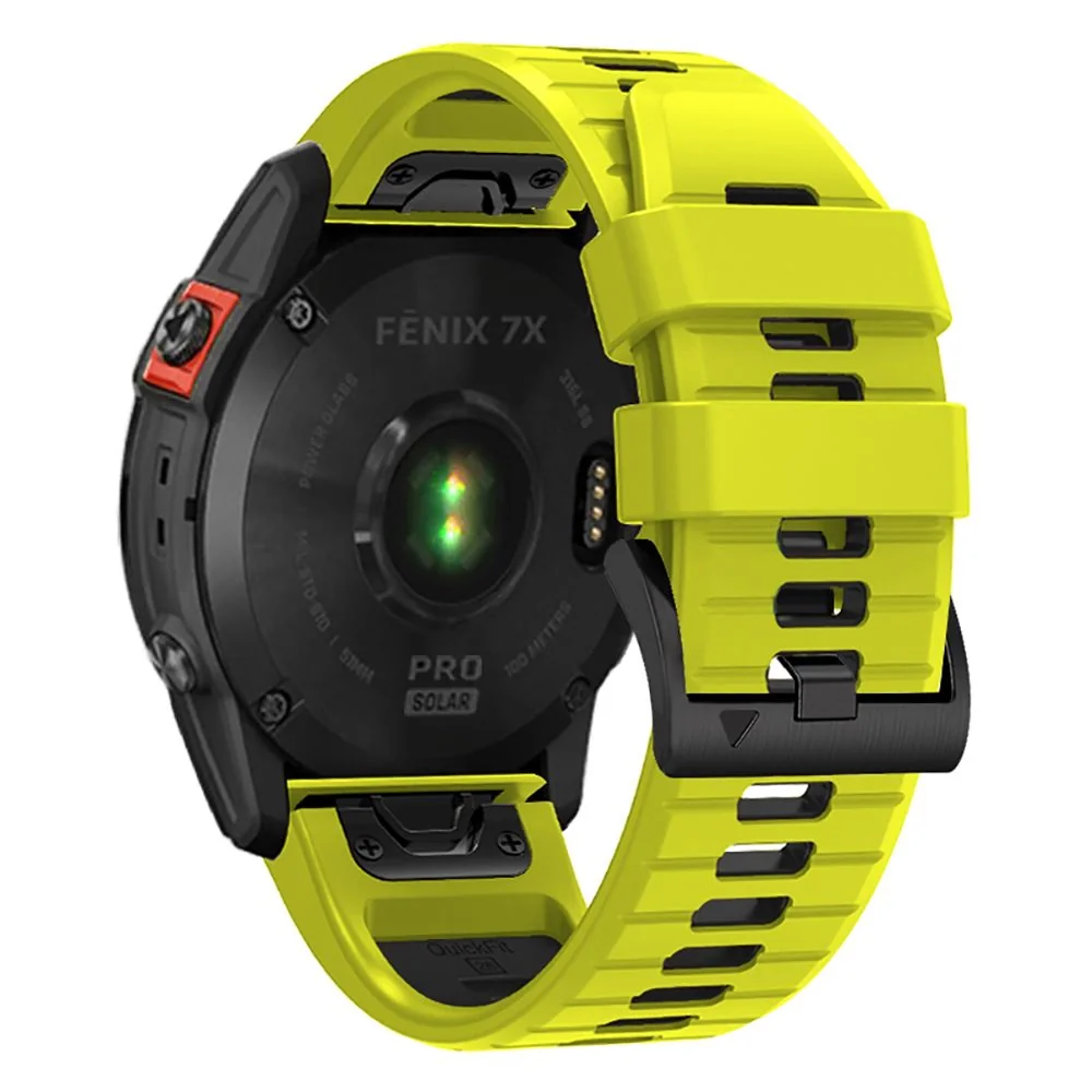 Tech-Protect Iconband remienok na Garmin Fenix 5x / 5x Plus / 6x / 6x Pro / 7x / 8 51mm, lime/black