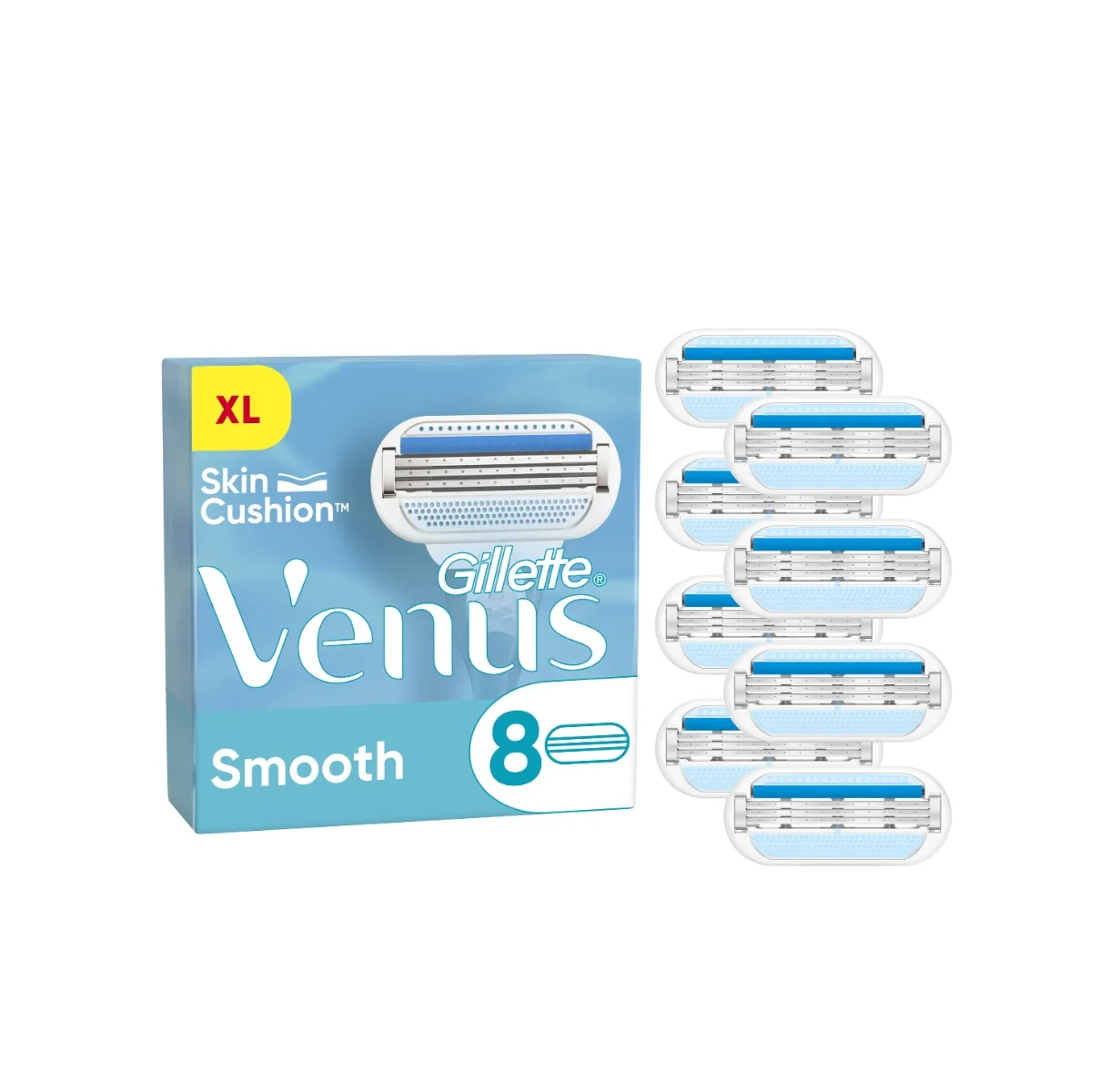 Venus Smooth 8 NH 1×8 ks, náhradné hlavice