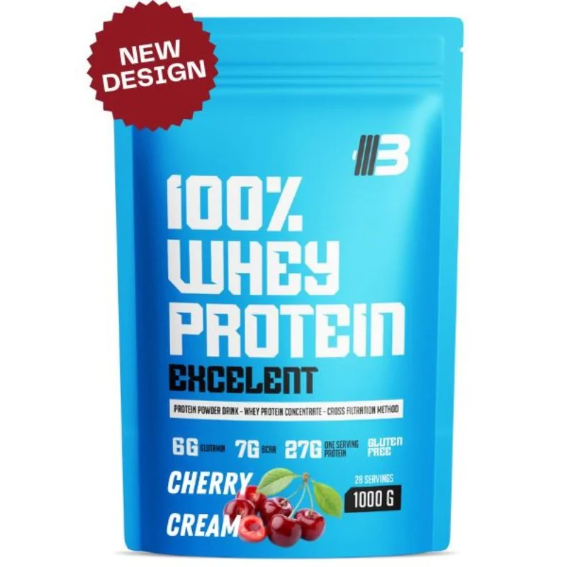 Excelent 100% Whey Proteín - čerešňový krém od BODY NUTRITION - 1000g