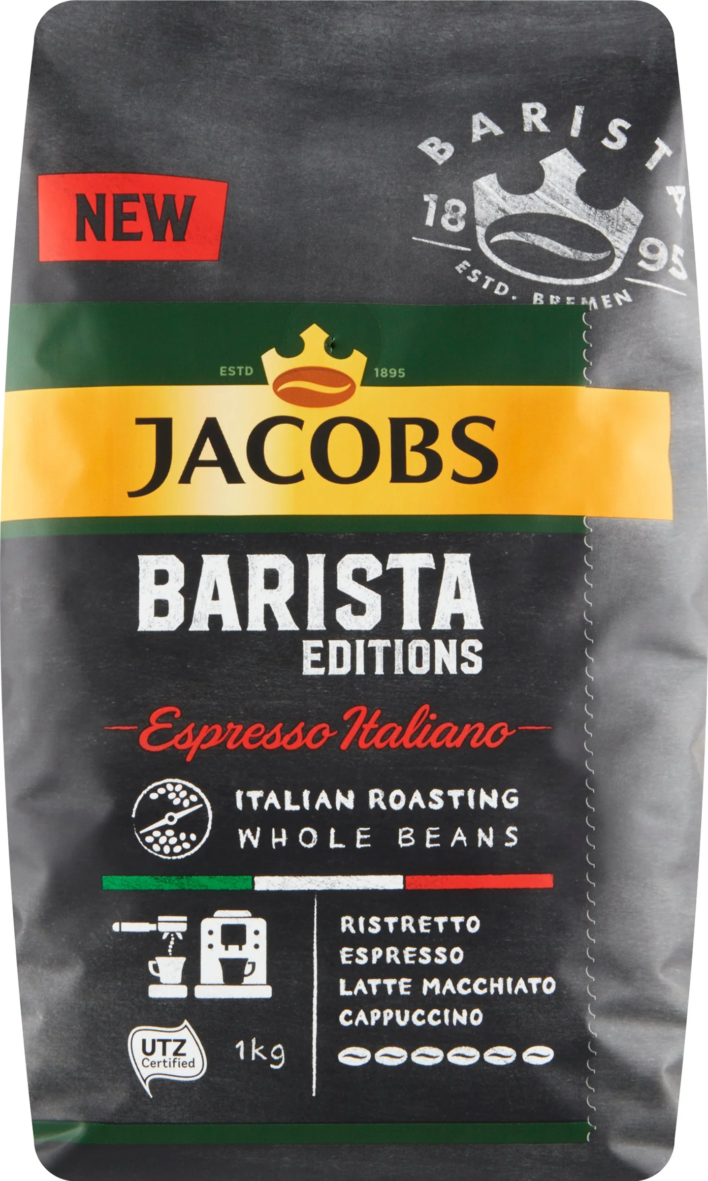 Jacobs Barista Espr.Italiano Zrnková K. 1kg