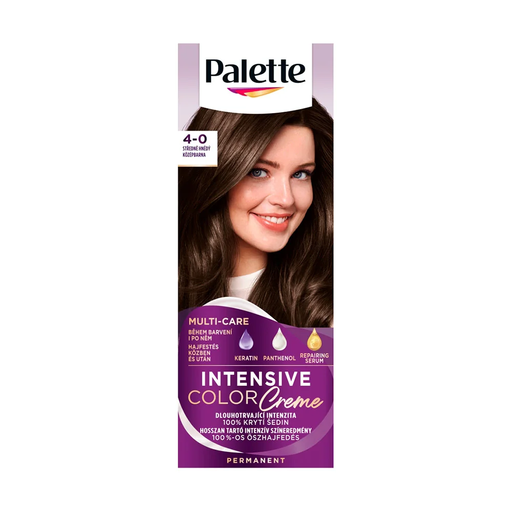 Palette Intensive Color Creme 4-0 Strednehnedý