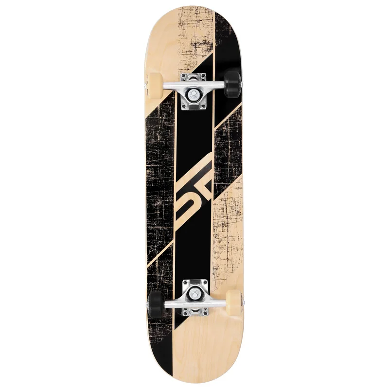 SPOKEY - SKALLE II Skateboard 78,7 x 20 cm, ABEC7, čierno - žltý 