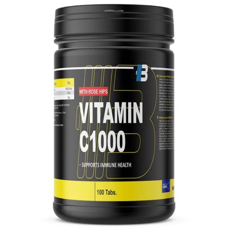 Vitamín C so šípkami 100caps od BODY NUTRITION