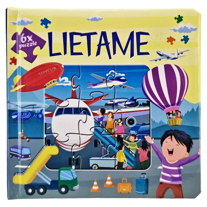 Lietame kniha puzzle 6x