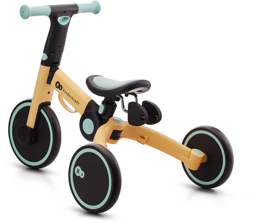 KINDERKRAFT Trojkolka 4Trike Sunflower Blue 1×1 ks, trojkolka