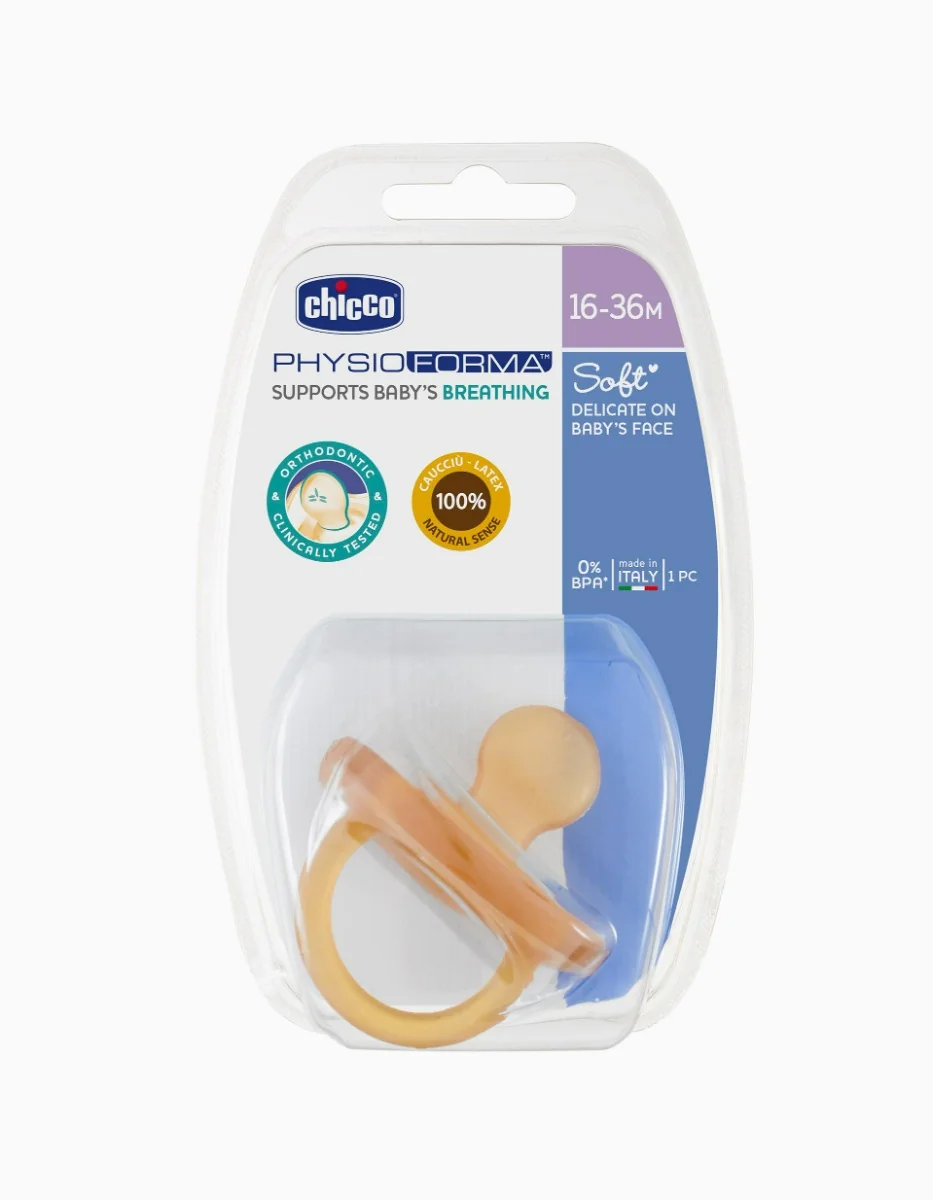 Chicco Cumlík  celokaučukový Physio Soft 16-36m