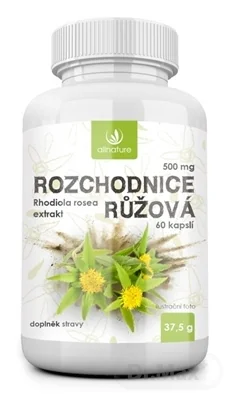 Allnature ROZCHODNICA RUŽOVÁ 500 mg 1×60 cps, výživový doplnok