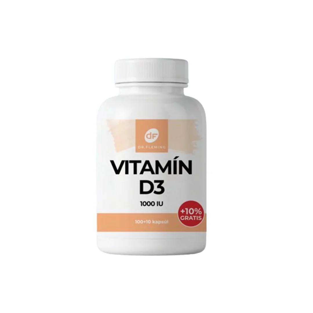 DR. FLEMING Vitamin D3 1000IU +10% gratis 110 kapsúl