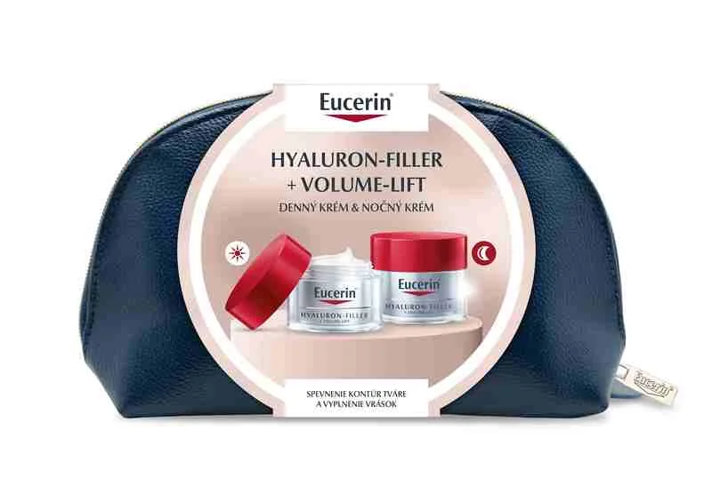 Eucerin Vianočná taštička HYALURON-FILLER + VOLUME-LIFT Denný krém + Nočný krém