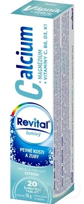 Revital Calcium+MAGNÉZIUM+VITAMÍNY C, B6, D3, K1