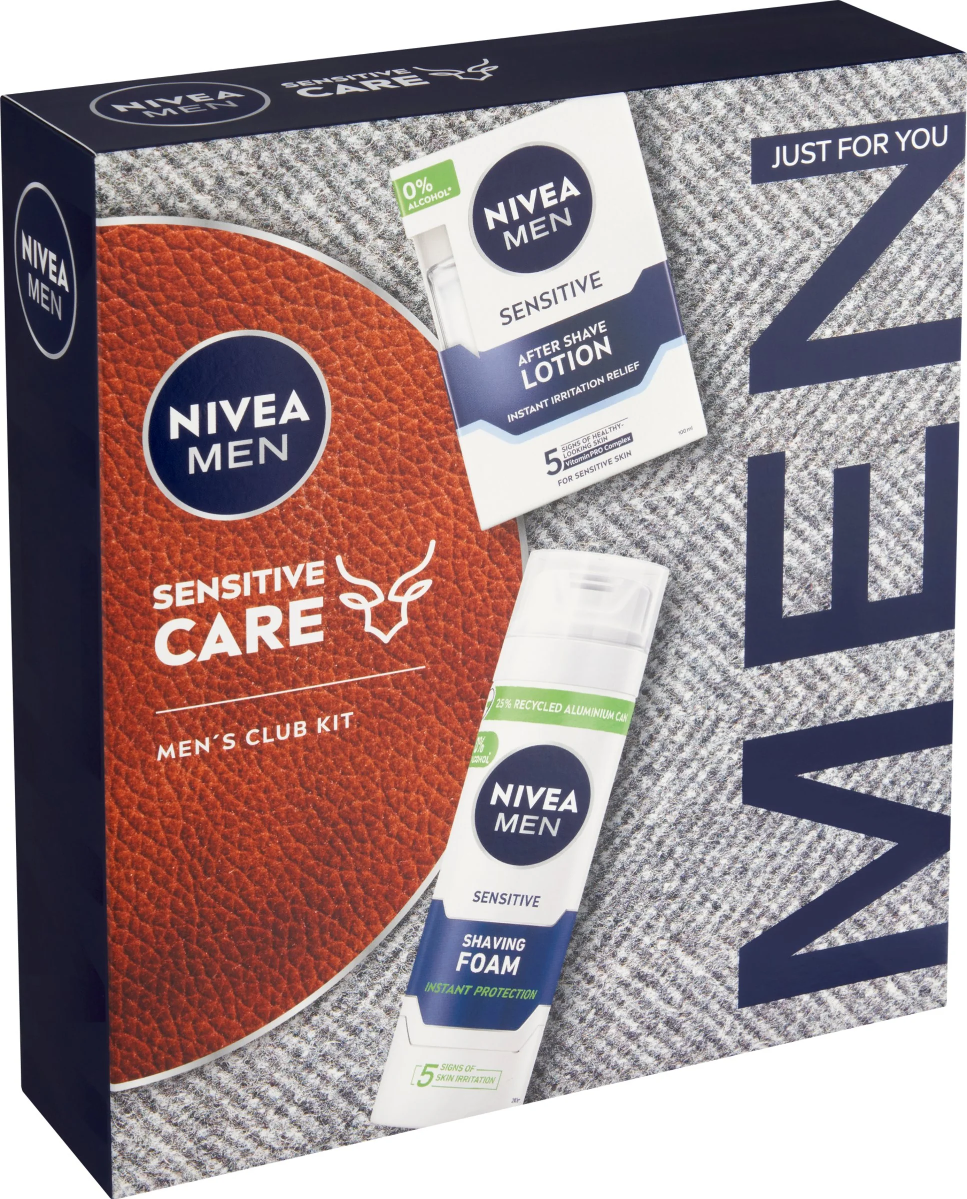 NIVEA MEN BOX LOTION SENSITIVE 1×1 ks, darčekové balenie