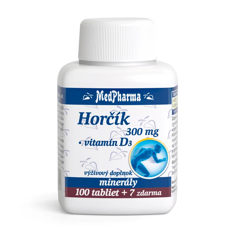 MedPharma HORČÍK 300MG+VIT. D