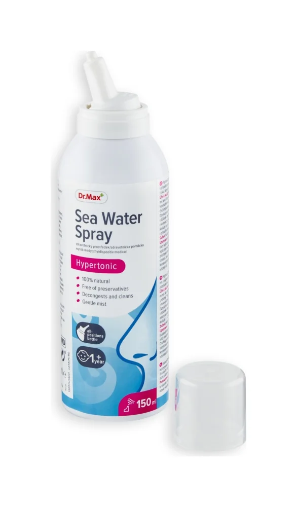 Dr. Max Sea Water Spray Hypertonic 1×150 ml, sprej na vyplachovanie nosa