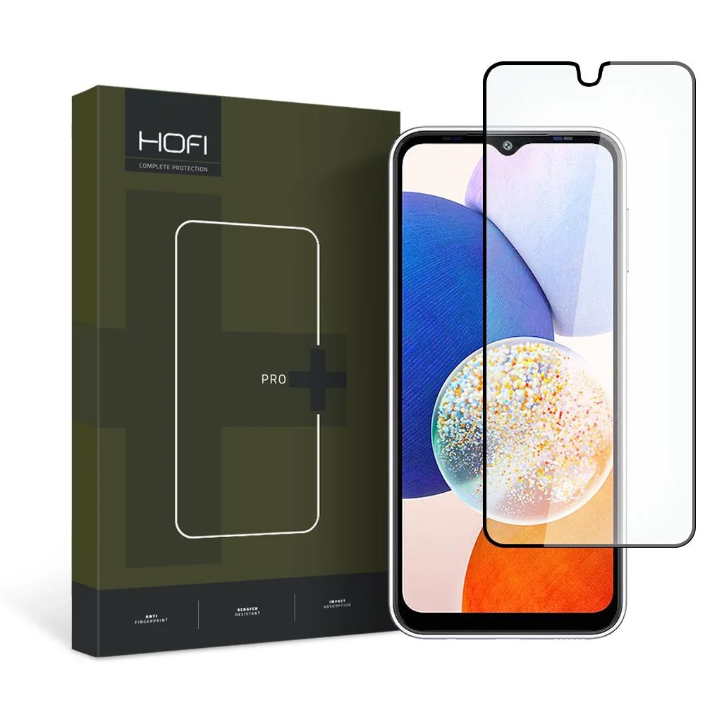 HOFI Glass Pro Full Screen ochranné sklo na Samsung Galaxy A14 4G / 5G , čierne