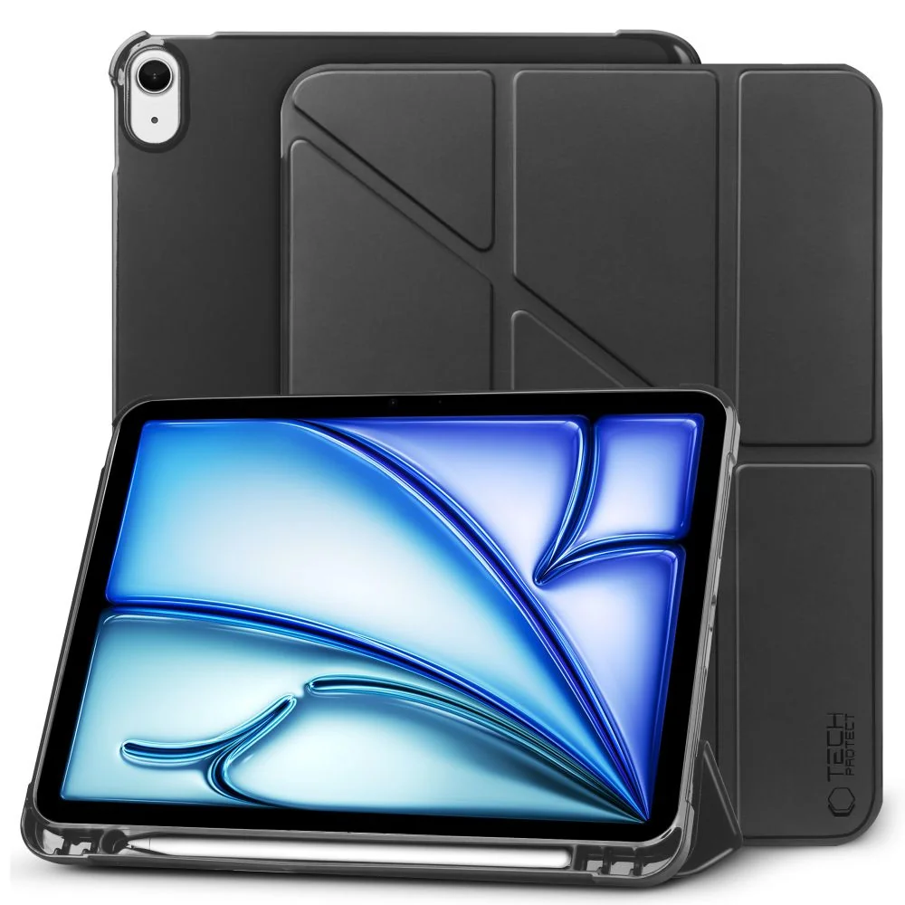 Tech-Protect SC Pen Origami puzdro na iPad Air 10.9'' 4-5gen 2020-2022 čierne