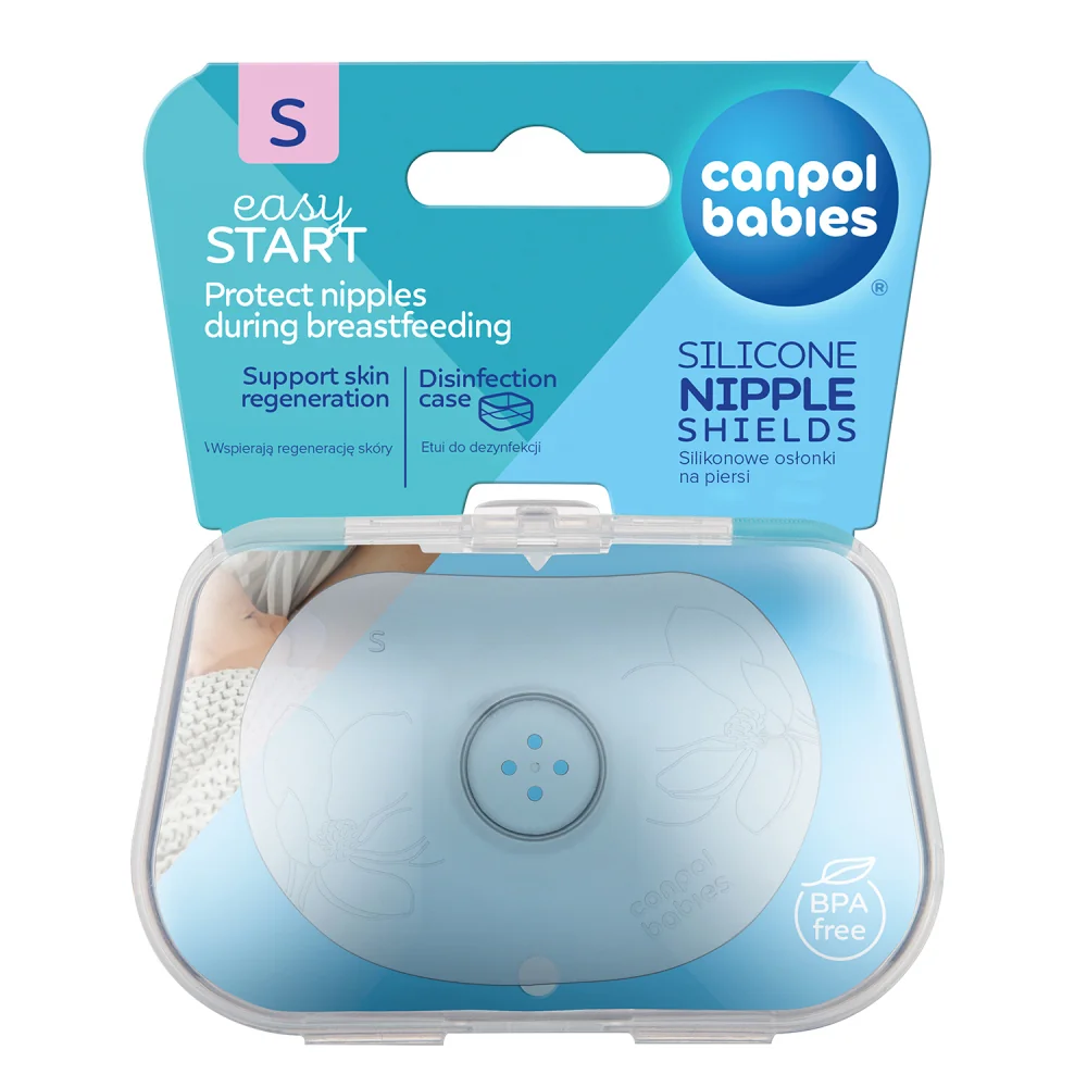 Canpol Babies EasyStart Premium Chrániče veľ. S 1×2 ks, chrániče bradaviek