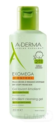 A-DERMA EXOMEGA CONTROL GEL LAVANT ÉMOLLIENT 2EN1