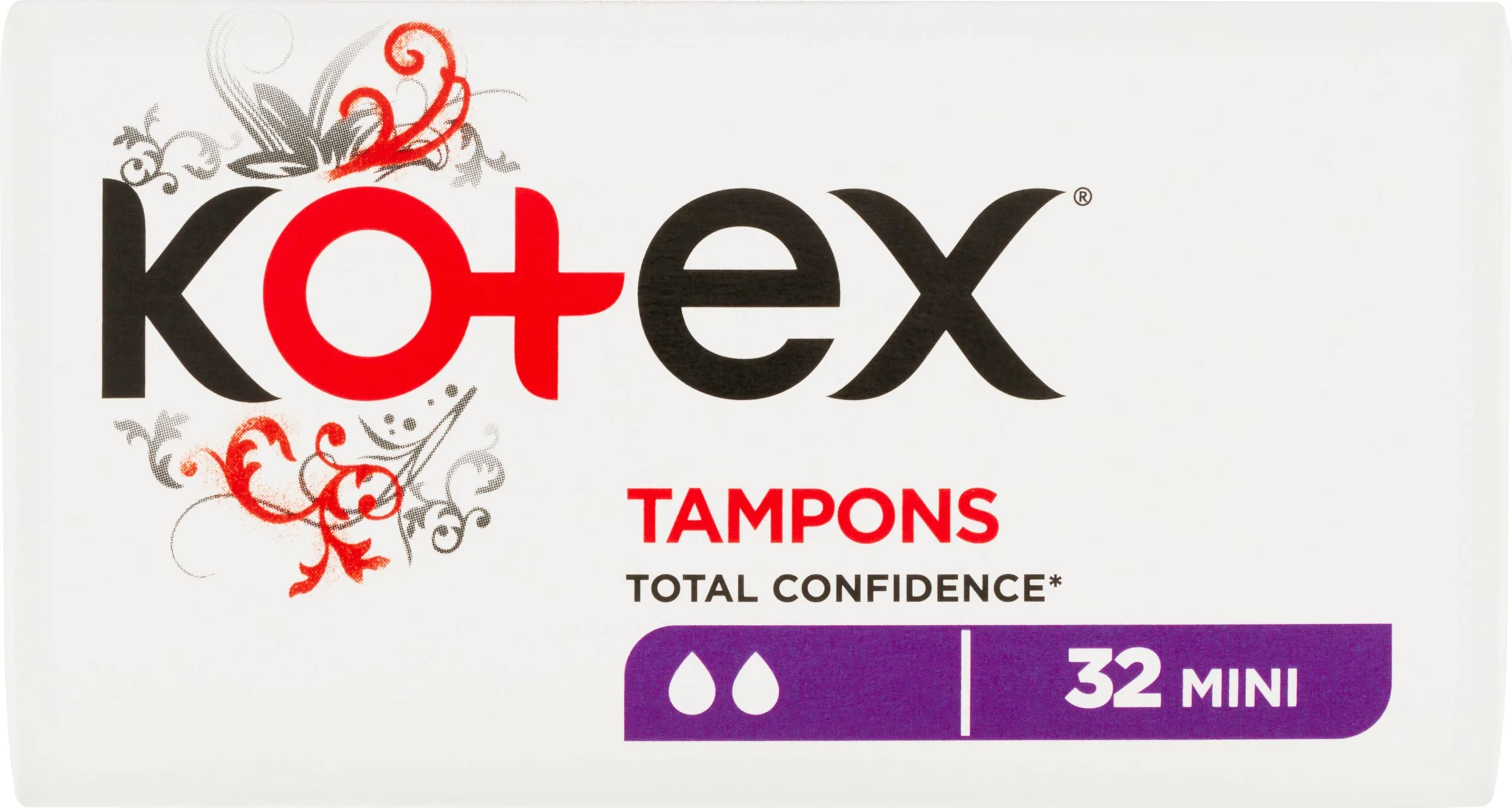 KOTEX tampóny Mini 32 ks 1×32 ks, dámske tampóny