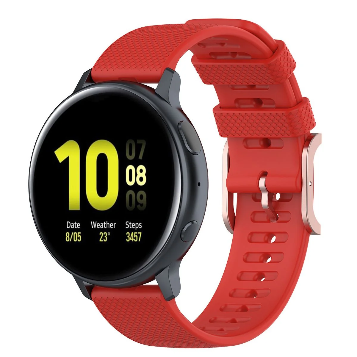 BStrap Silicone Rain remienok na Garmin Vivoactive 5 red