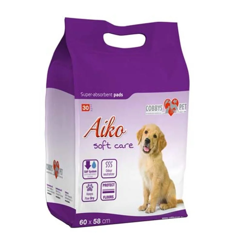 AIKO Soft Care 60x58cm 30ks plienky pre psov 