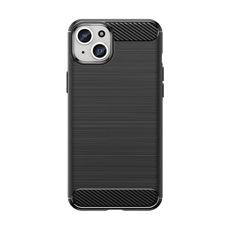 MG Carbon kryt na iPhone 15, čierny 