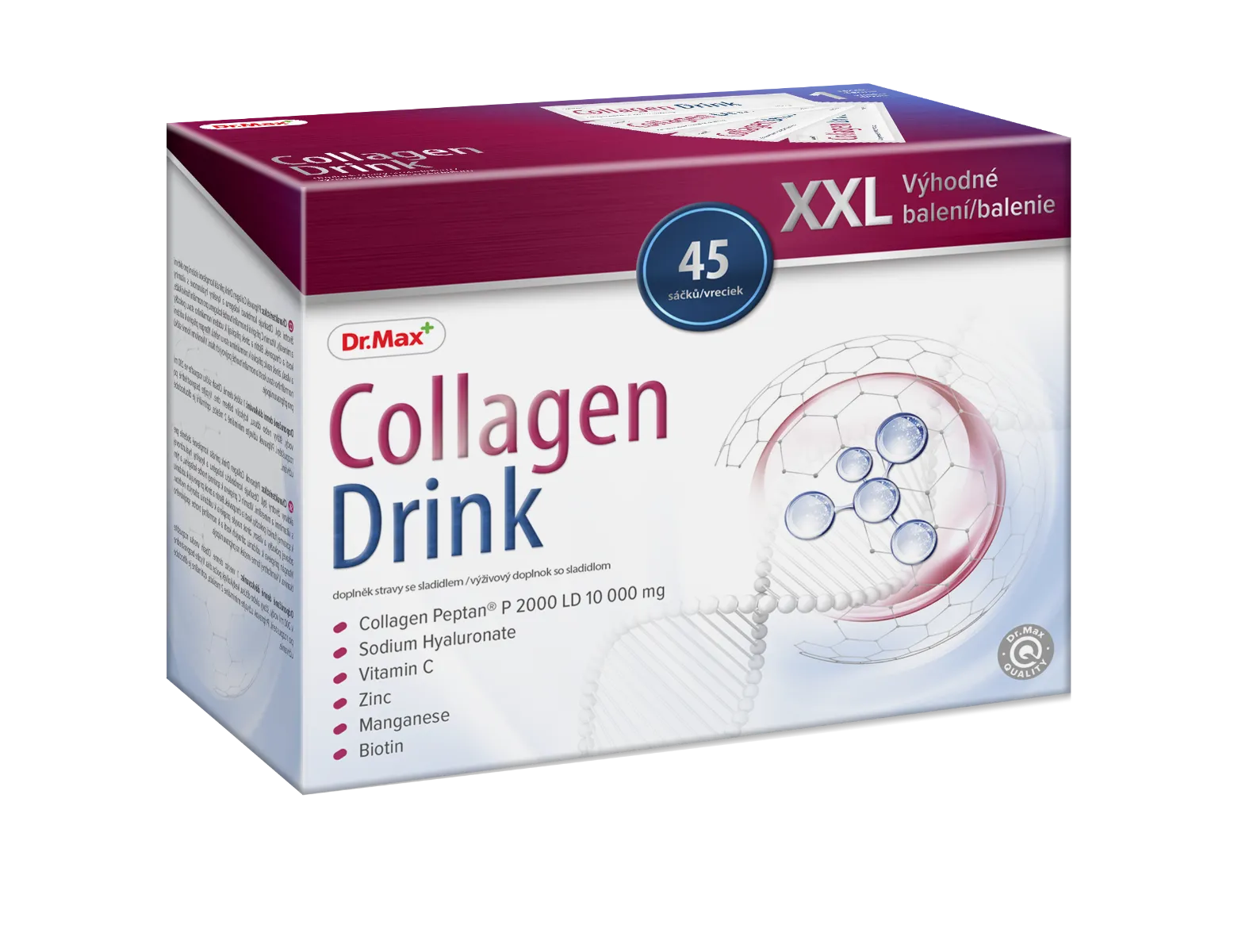 Dr. Max Collagen Drink XXL 1×45 ks , kolagénový nápoj