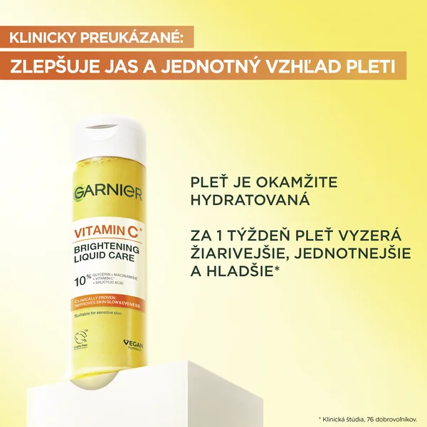 Garnier Vitamin C rozjasňujúca esencia 1×120 ml, esencia na tvár