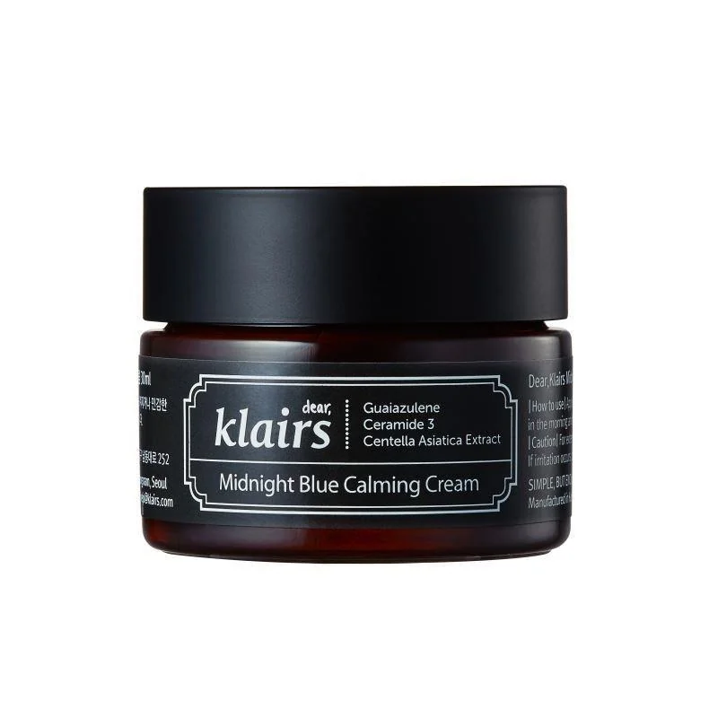 DEAR KLAIRS - Midnight Blue Calming Cream - upokojujúci krém 30 ml