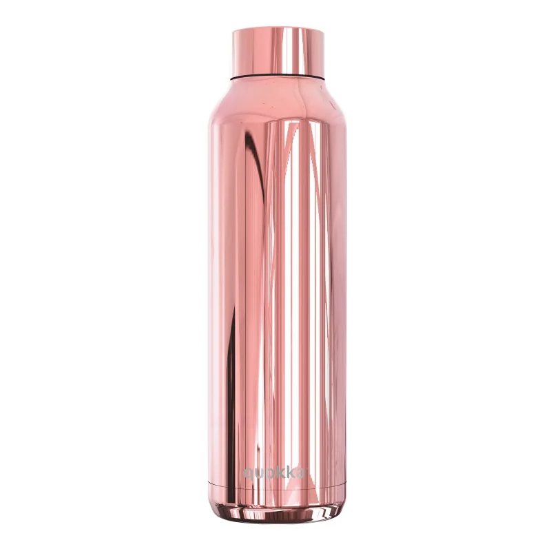 QUOKKA - Nerezová fľaša / termoska SLEEK ROSE GOLD, 630ml, 57602 