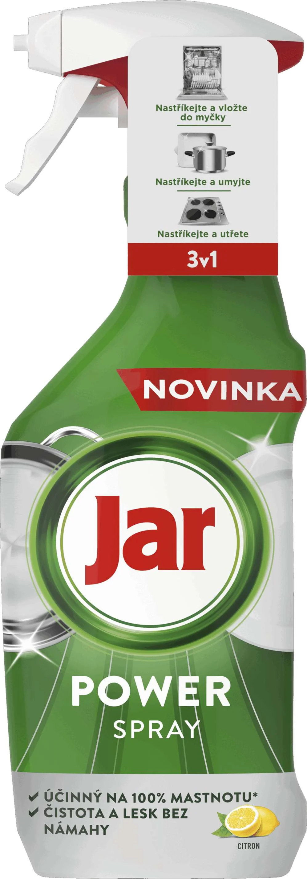 Jar Power Sprayv3 V 1, Viacúčelový Sprej Na Kuchyňu A Riad 500 ml