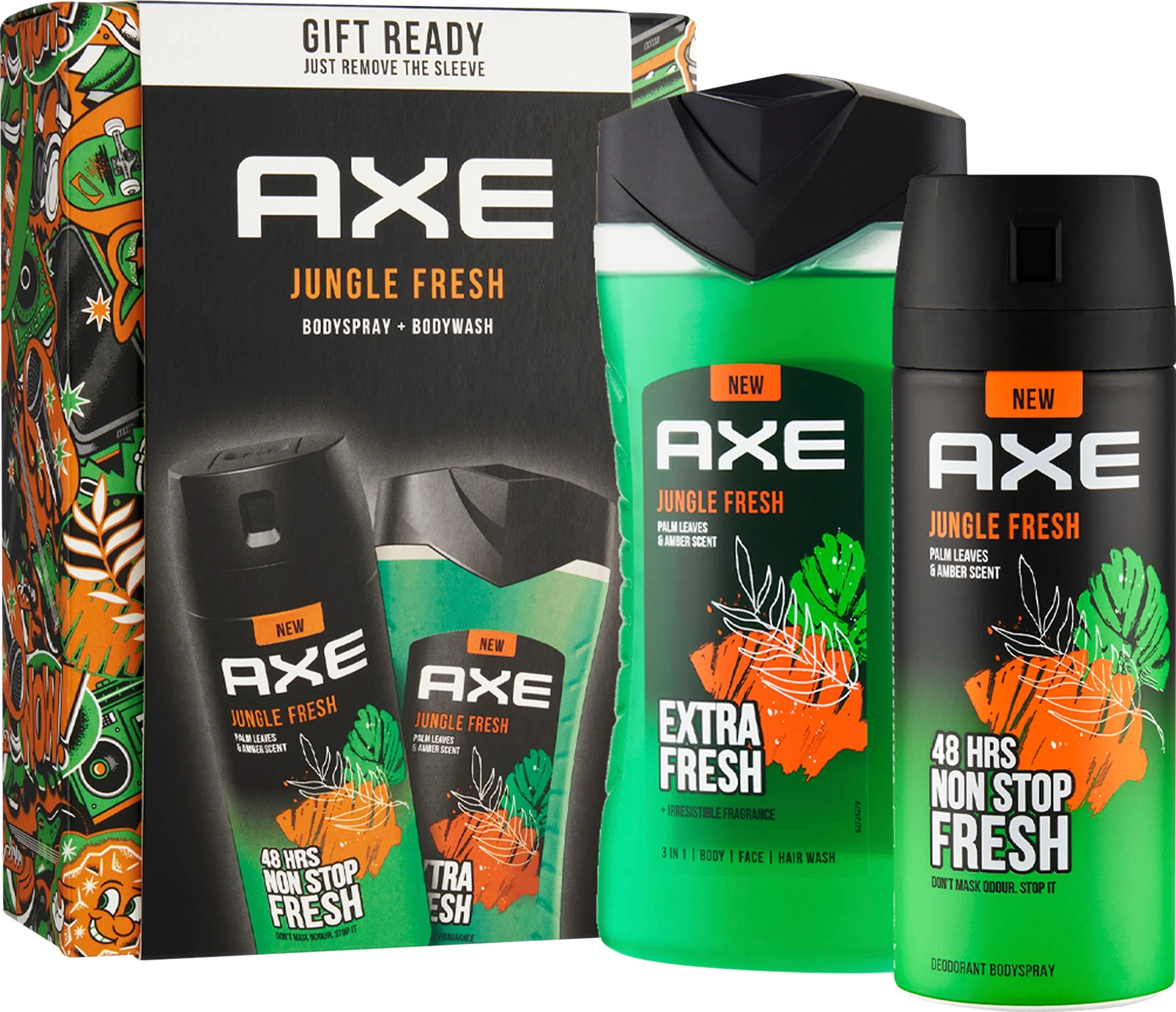 Axe k. Jungle (sg+deo) 1×1 ks, darčeková sada