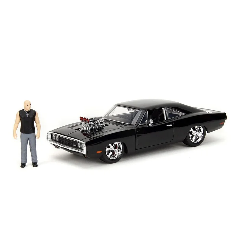 JADA - Rýchlo a zběsilo auto 1970 Dodge Charger 1:24 + figúrka Dominic Toretto 