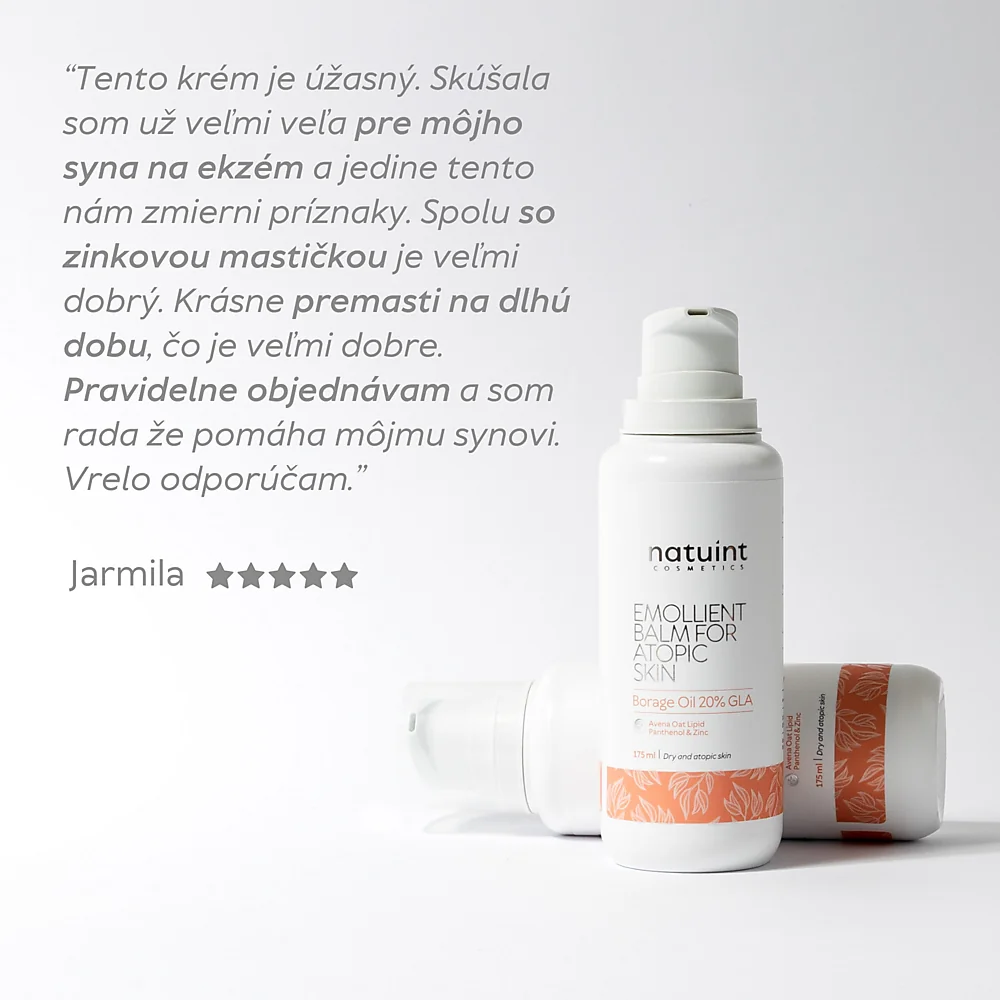 Natuint cosmetics - Upokojujúci balzam na atopickú pokožku Emollient Balm For Atopic Skin