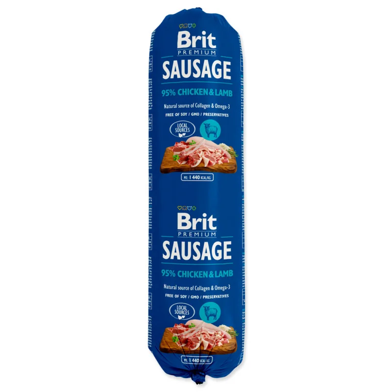 Brit Sausage Chicken& Lamb 800g